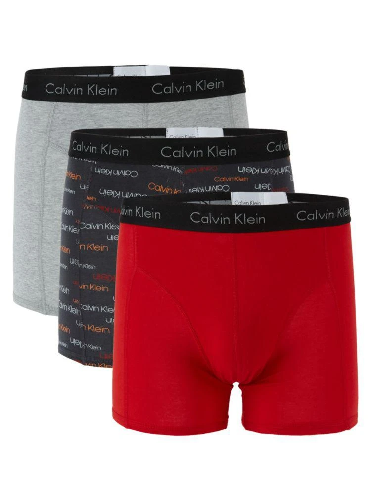 商品Calvin Klein|3-Pack Stretch boxer 棉质平角裤,价格¥80,第1张图片详细描述