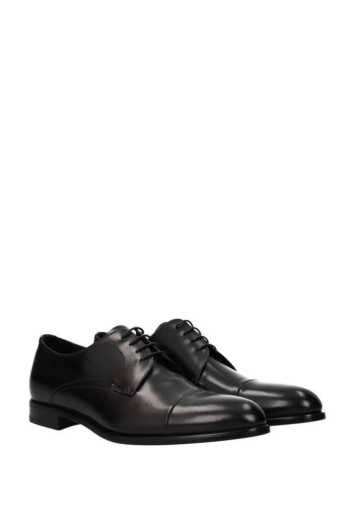 商品Prada|Lace up and Monkstrap Leather Black,价格¥2473,第4张图片详细描述