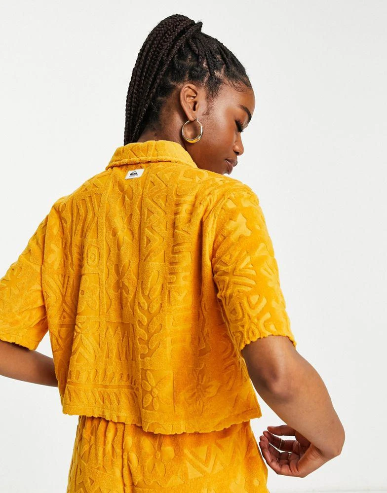 商品Quiksilver|Quiksilver Nomad Culture shirt in mustard,价格¥276,第3张图片详细描述