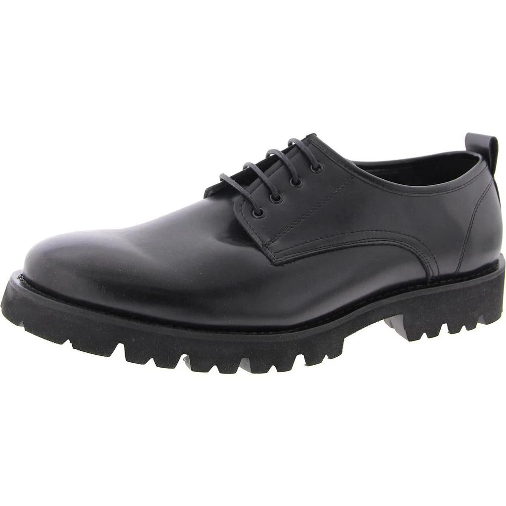 商品Steve Madden|Steve Madden Mens Chadwick Faux Leather Lace-Up Derby Shoes,价格¥480,第1张图片