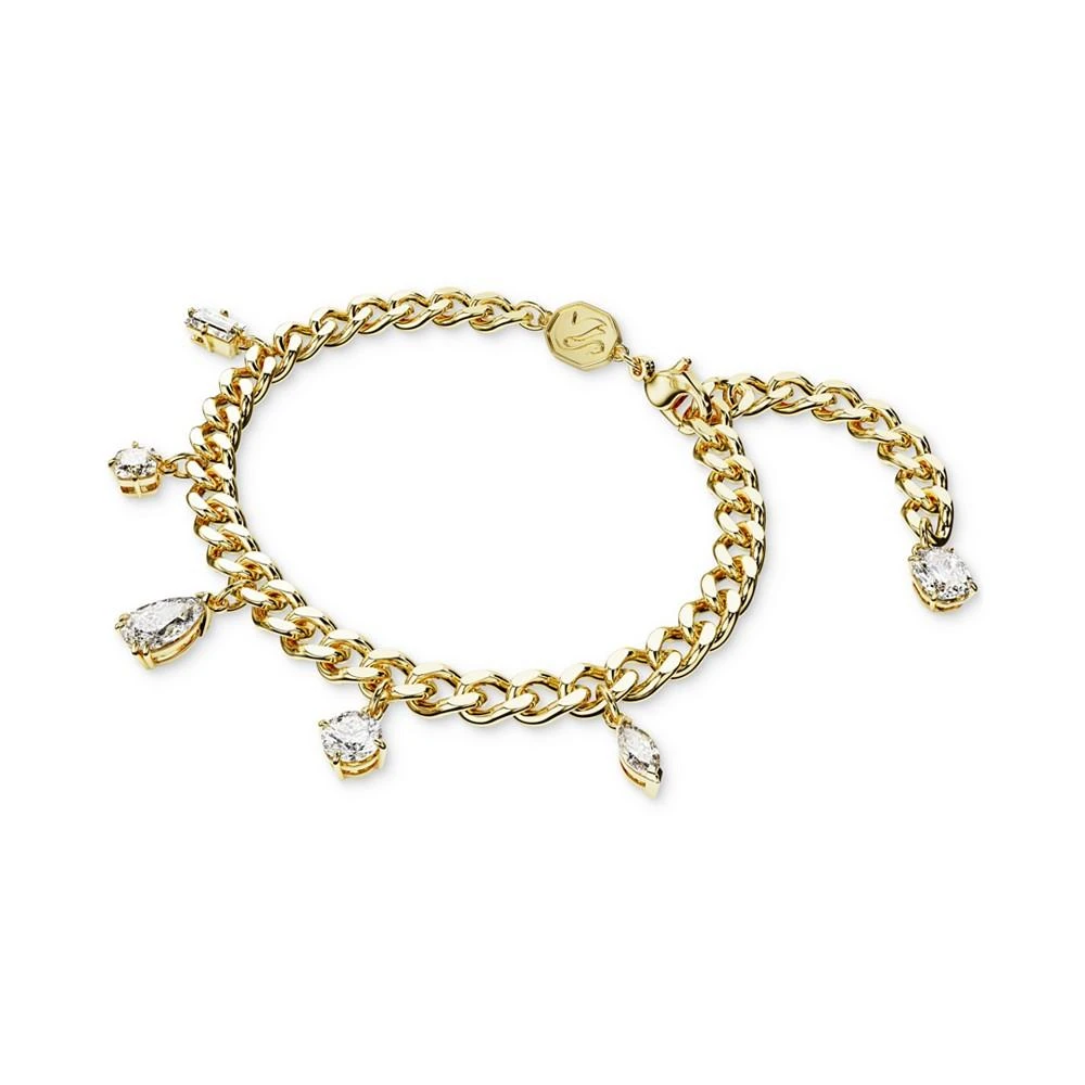 商品Swarovski|Gold-Tone Dextera Crystal Chain Bracelet,价格¥1318,第2张图片详细描述