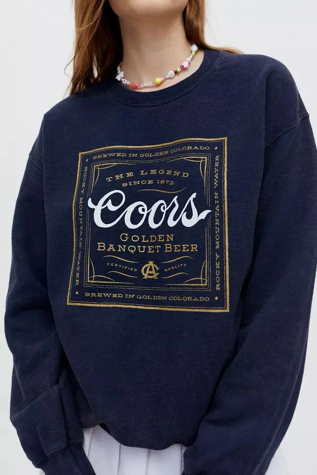 商品[国内直发] Urban Outfitters|（轻微瑕疵）Coors Banquet Crew Neck Sweatshirt,价格¥210,第1张图片