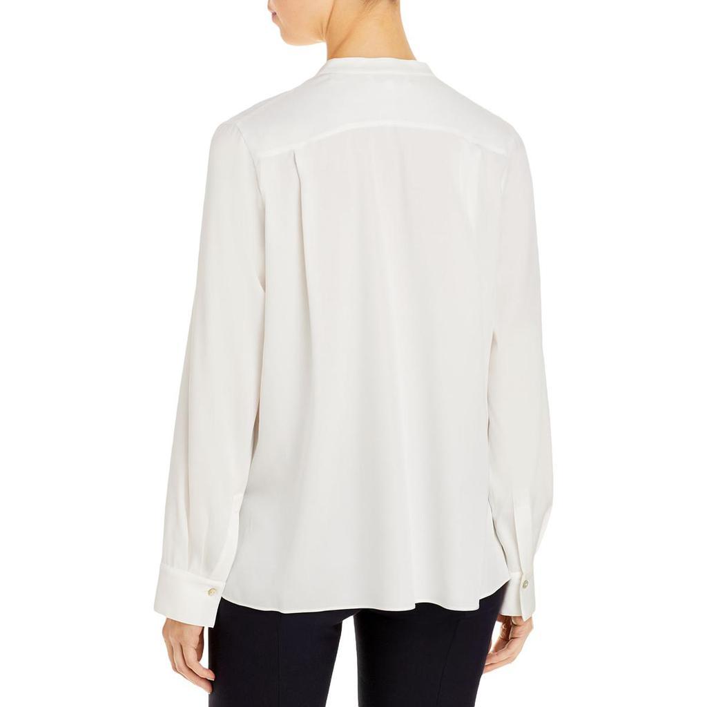 商品Vince|Vince Womens Silk Button Down Blouse,价格¥758,第4张图片详细描述