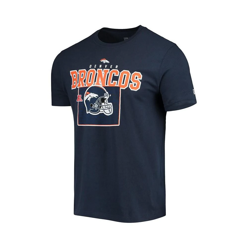 商品New Era|Men's Navy Denver Broncos Local Pack T-shirt,价格¥286,第2张图片详细描述