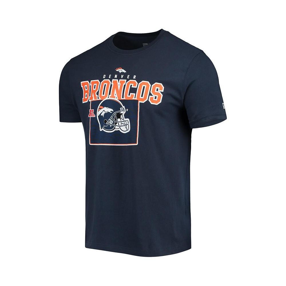 商品New Era|Men's Navy Denver Broncos Local Pack T-shirt,价格¥284,第4张图片详细描述