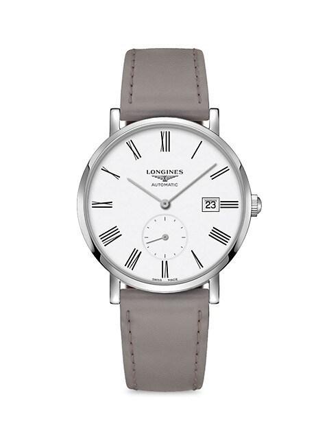 商品Longines|Elegant 39MM Stainless Steel Automatic Watch,价格¥15284,第1张图片