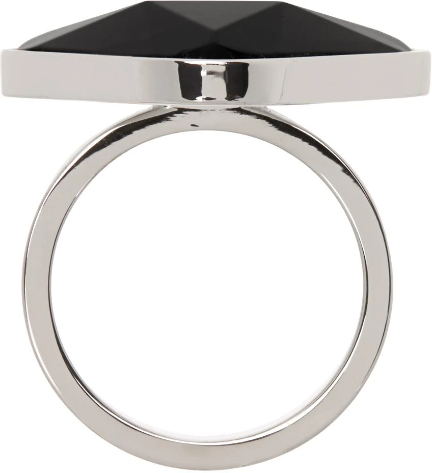商品We11done|Black Crystal Triangle Cut Ring,价格¥449,第2张图片详细描述