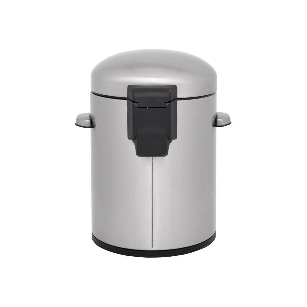 商品Mega Casa|8 Gal./30 Liter and 1.3 Gal./5 Liter Stainless Steel Step-on Trash Can Set for Kitchen and Bathroom,价格¥464,第2张图片详细描述