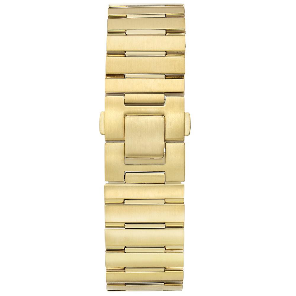 Eco-Drive Unisex Stiletto Gold-Tone Stainless Steel Bracelet Watch 28x38mm商品第3张图片规格展示