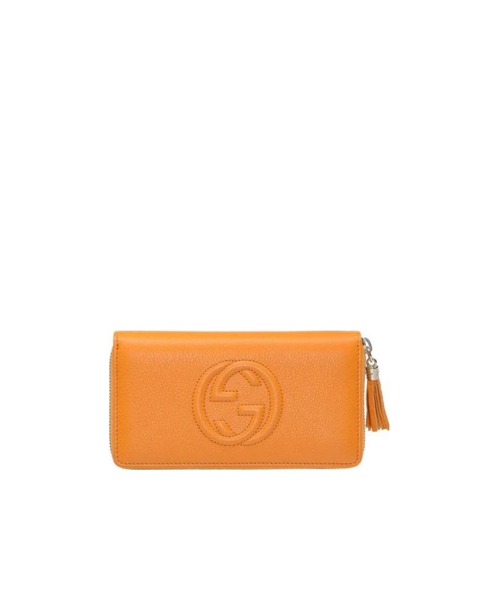 商品【商品预售15天发货】 Gucci|Gucci 女士钱包 308004A7M0G7629 橙色,价格¥3848,第1张图片
