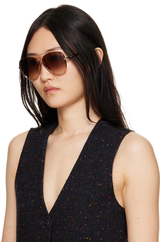 商品Chloé|Yellow Benjamine Sunglasses,价格¥2862,第4张图片详细描述