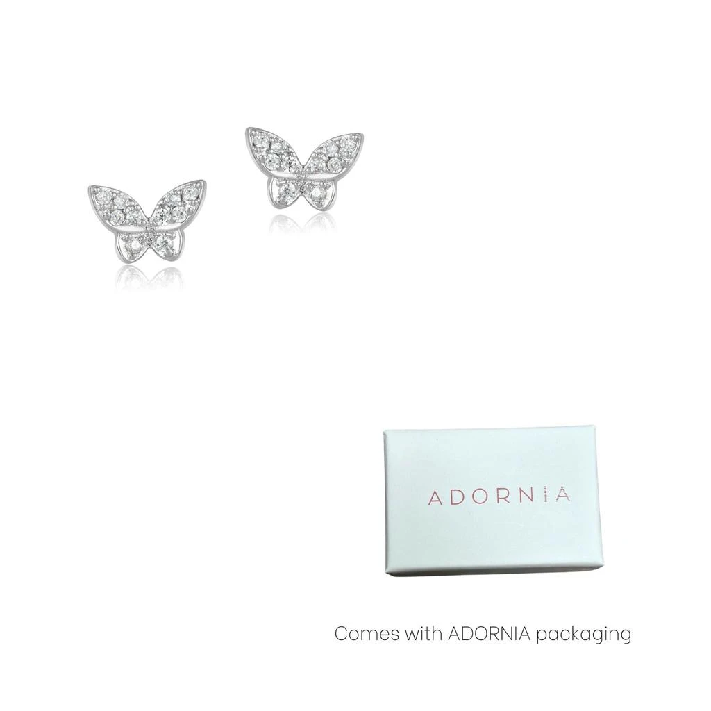 商品ADORNIA|Butterfly Studs silver,价格¥362,第4张图片详细描述