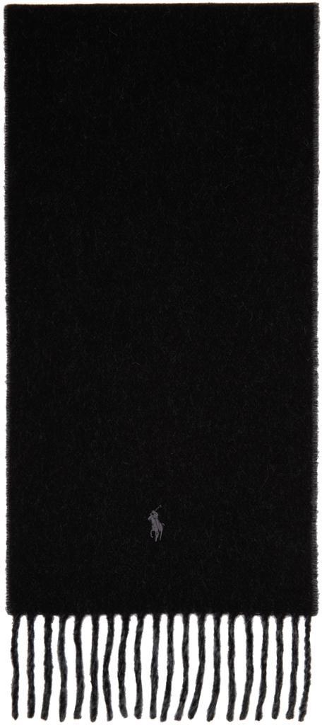 商品Ralph Lauren|Black Reversible Scarf,价格¥381,第1张图片