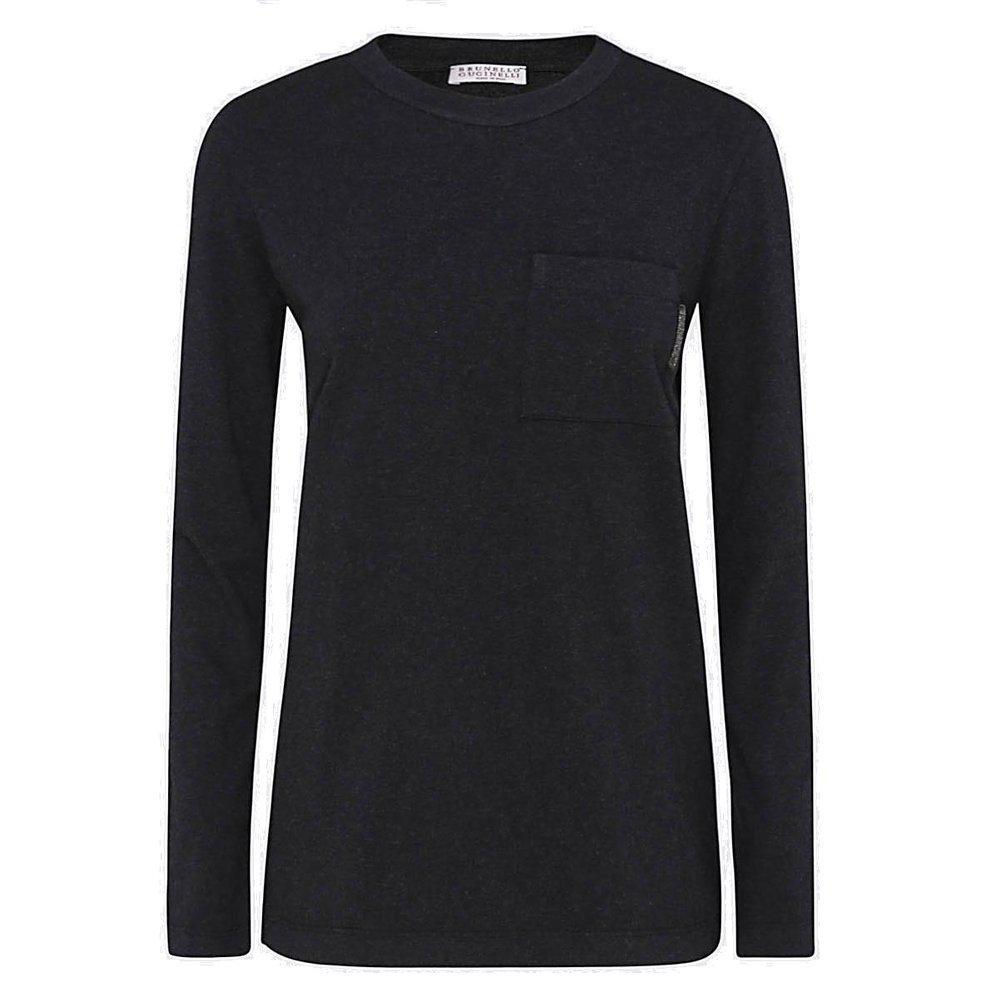 Brunello Cucinelli Long-Sleeved Jersey T-Shirt商品第1张图片规格展示