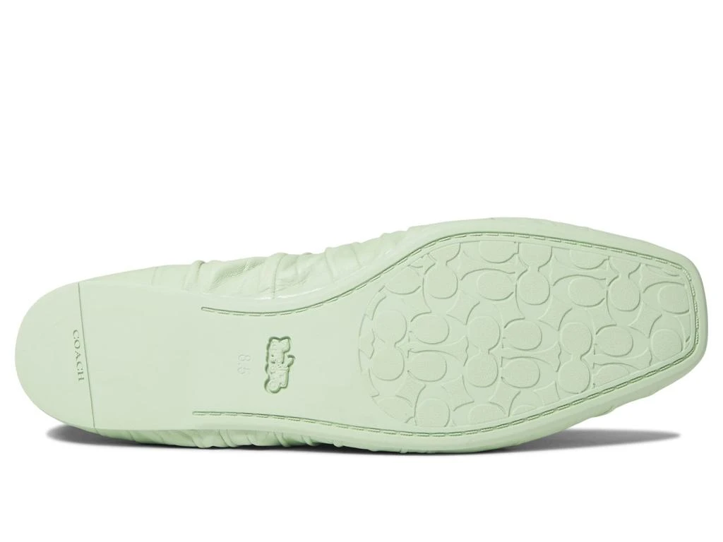 商品Coach|Eleanor Leather Ballet Flats,价格¥499,第3张图片详细描述
