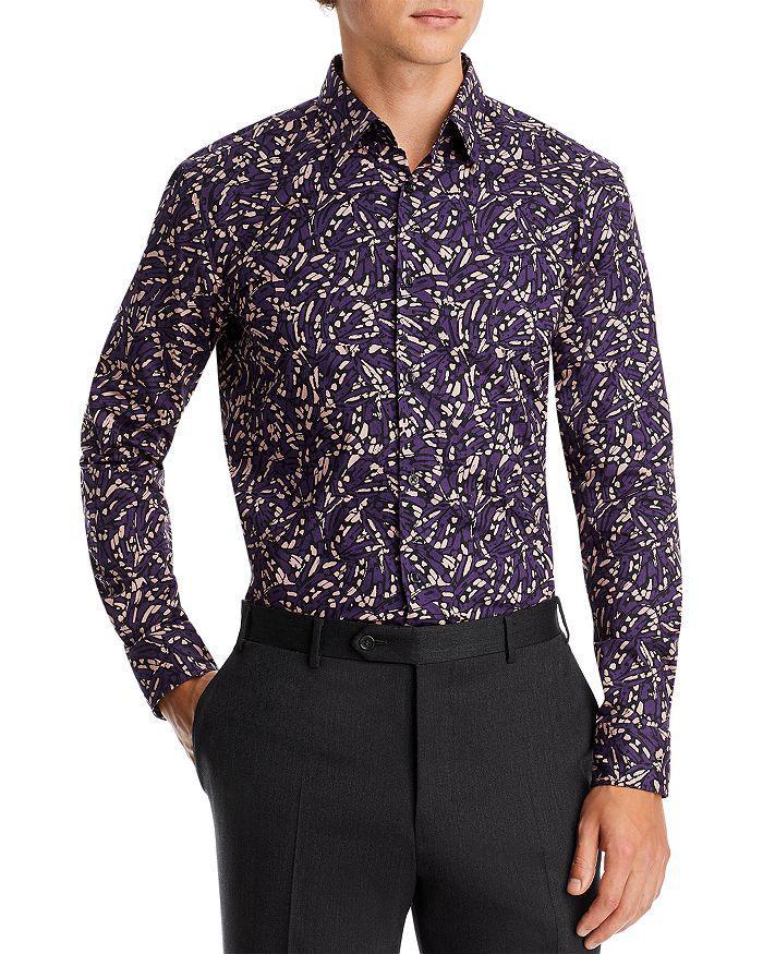 商品Hugo Boss|Ermo Slim Fit Long Sleeve Shirt,价格¥582,第3张图片详细描述