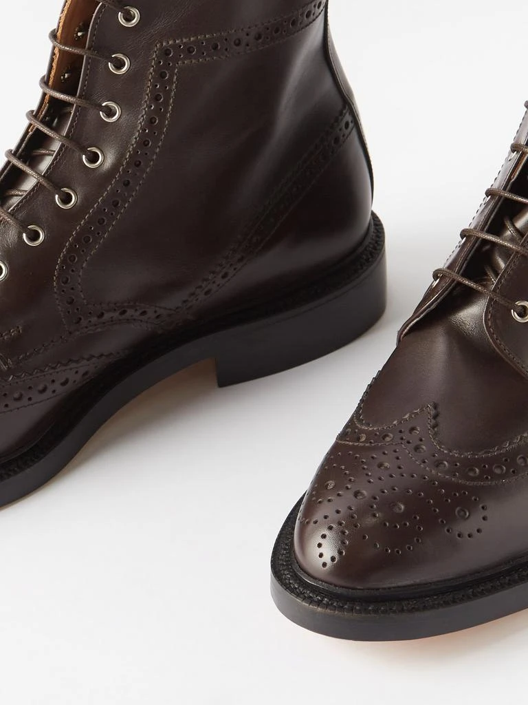 商品Thom Browne|Wingtip perforated leather boots,价格¥4467,第3张图片详细描述