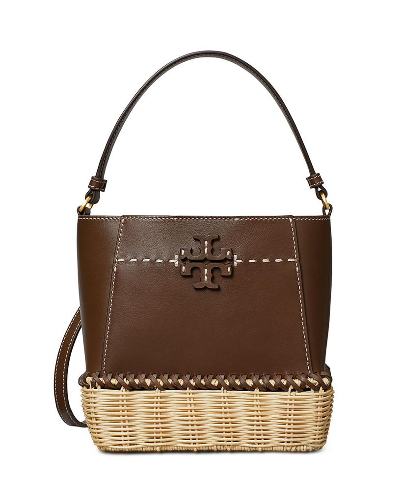 McGraw Small Wicker Bucket Bag商品第1张图片规格展示