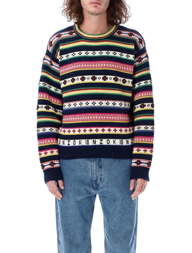 商品Kenzo|Kenzo Jacquard Crewneck Jumper,价格¥4803,第1张图片