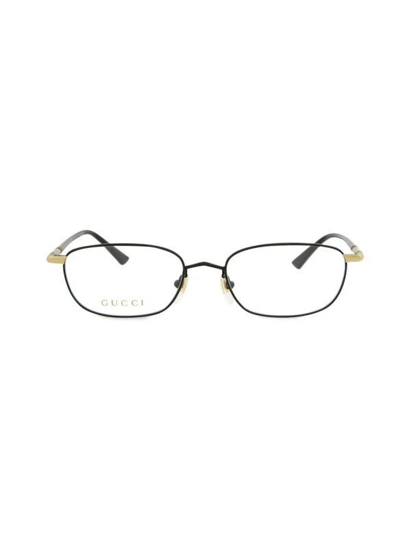 商品Gucci|52MM Rectangle Eyeglasses,价格¥1204,第1张图片