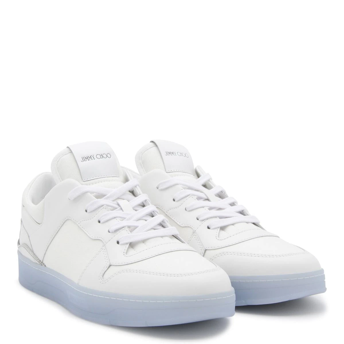 商品Jimmy Choo|Jimmy Choo 男士运动鞋 FLORENTMZULXWHITEWHITE 白色,价格¥2441,第3张图片详细描述