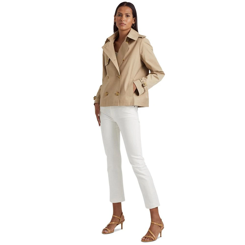 商品Ralph Lauren|Women's Double-Breasted Trench Coat, Created for Macy's,价格¥673,第4张图片详细描述