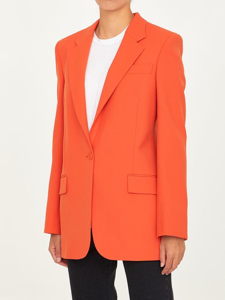 商品Stella McCartney|Stella McCartney Single-breasted Orange Jacket,价格¥8019,第4张图片详细描述