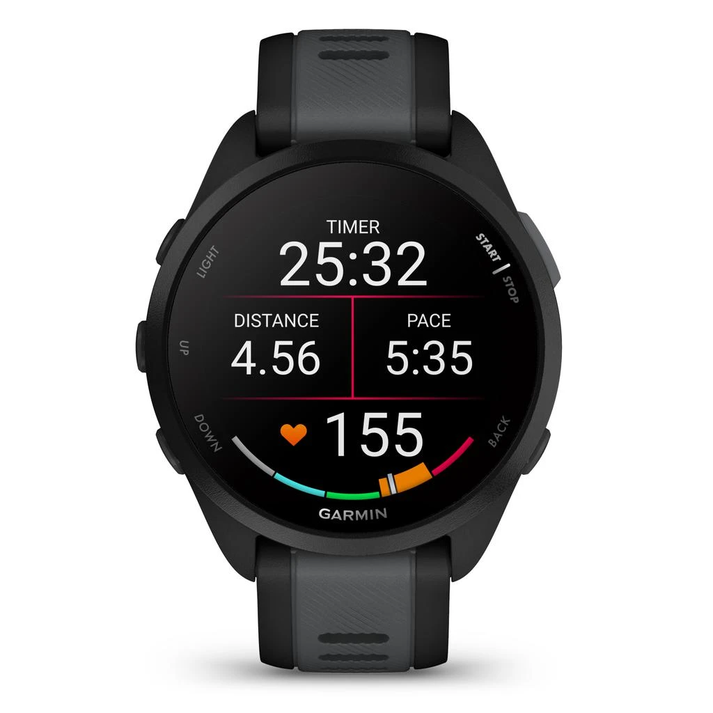 商品Garmin|Garmin Forerunner 165 Music - Black/Slate Gray,价格¥2216,第3张图片详细描述