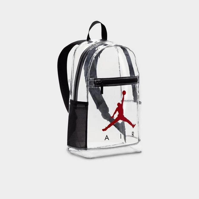 商品Jordan|Kids' Jordan Clear School Pencil Case Backpack (17L),价格¥372,第2张图片详细描述