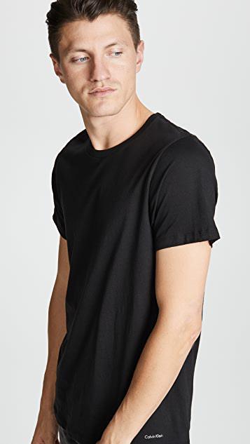 商品Calvin Klein|3 件装常规剪裁经典短袖 T 恤,价格¥331,第7张图片详细描述