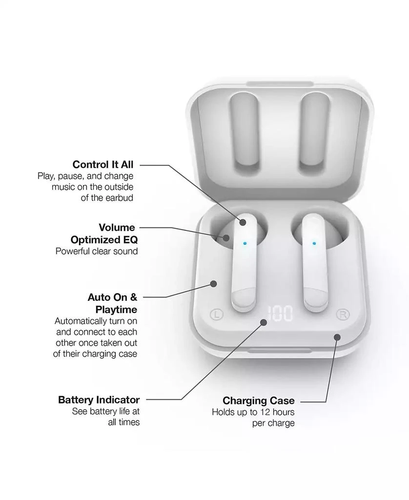 商品American Exchange|Amp Plus True Wireless Bluetooth In-Ear Earbuds,价格¥150,第5张图片详细描述