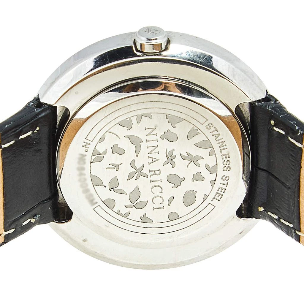 商品[二手商品] Nina Ricci|Nina Ricci Black Stainless Steel Leather N064006SM Women's Wristwatch 32 mm,价格¥1735,第4张图片详细描述