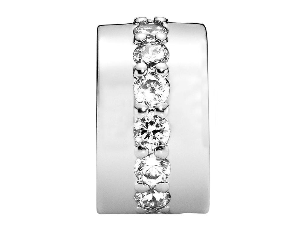 商品PANDORA|Clear Sparkling Row Clip Charm,价格¥265,第1张图片