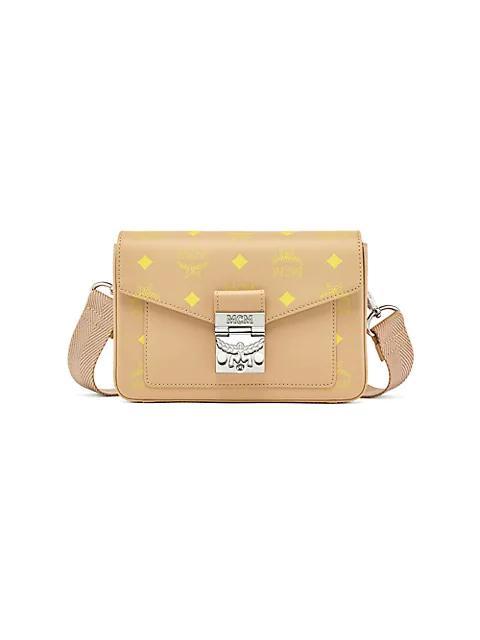 商品MCM|Small Color Splash Logo Leather Crossbody Bag,价格¥4538,第1张图片