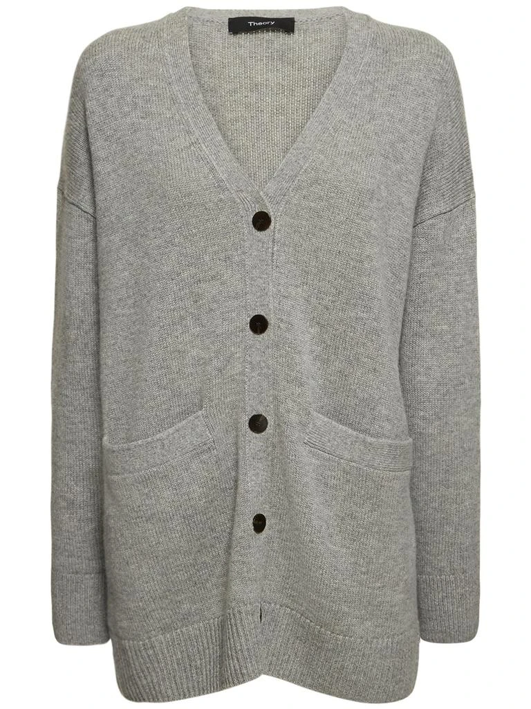 商品Theory|Boxy Wool & Cashmere Cardigan,价格¥1069,第1张图片