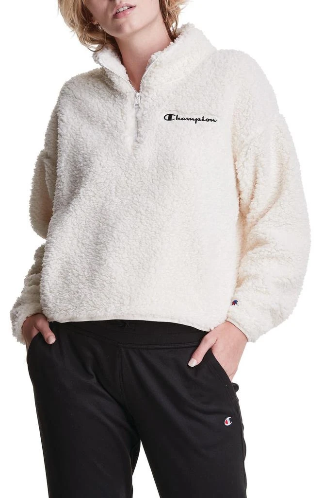 商品CHAMPION|Faux Shearling Quarter Zip Pullover,价格¥257,第1张图片