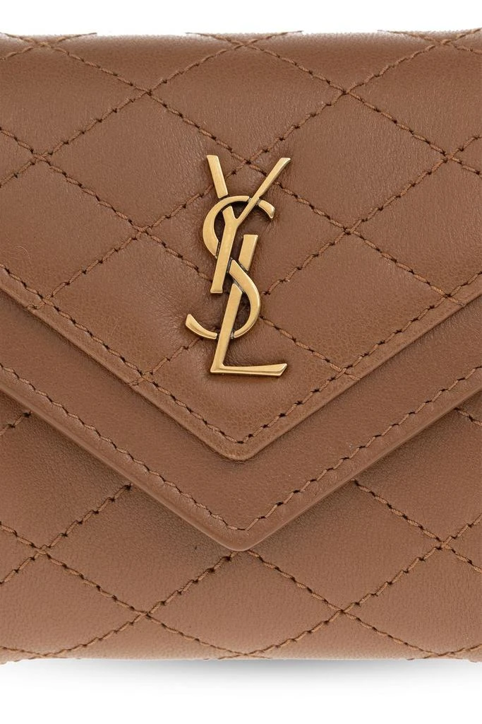 商品Yves Saint Laurent|Saint Laurent Logo Plaque Quilted Purse,价格¥3931,第4张图片详细描述
