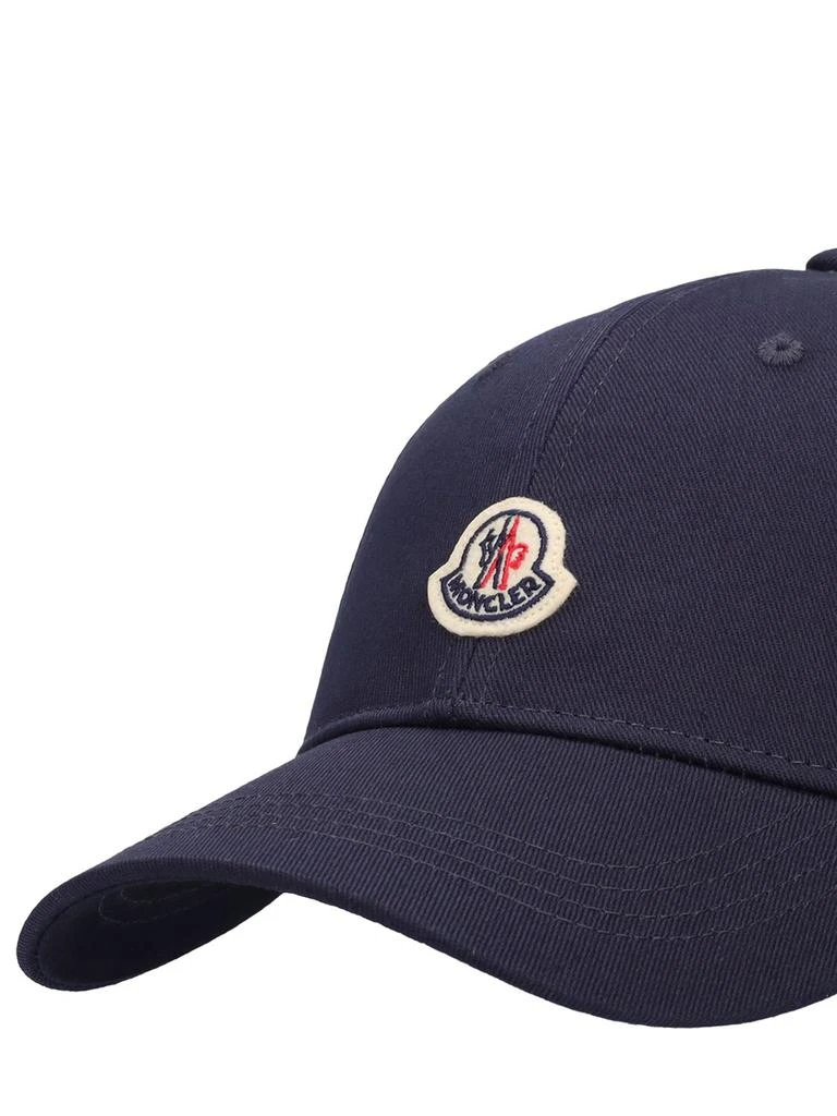 商品Moncler|Logo Cotton Baseball Cap,价格¥1071,第2张图片详细描述