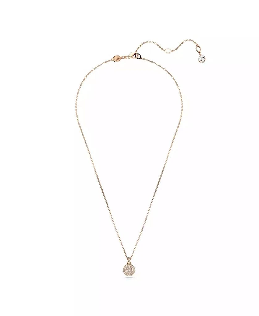 商品Swarovski|White, Rhodium Plated or Gold-Tone or Rose-Gold Tone Meteora Pendant Necklace,价格¥900,第3张图片详细描述