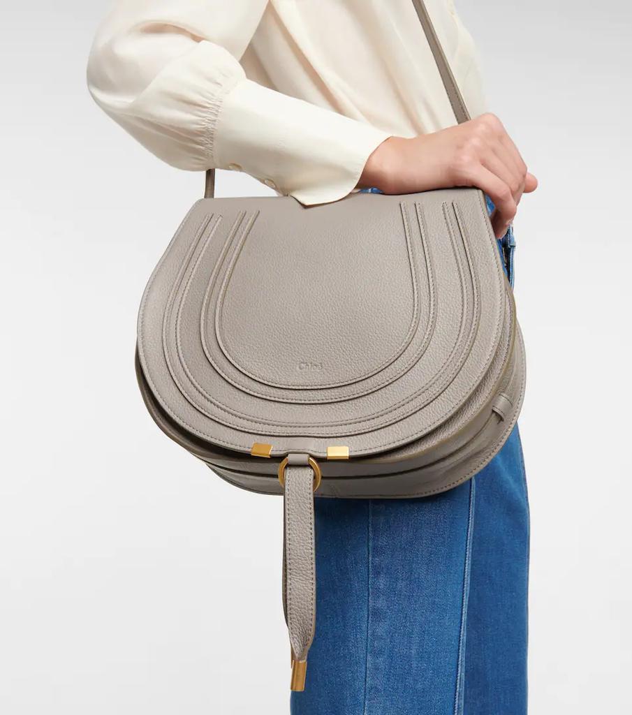 商品Chloé|Marcie Medium leather crossbody bag,价格¥10249,第4张图片详细描述