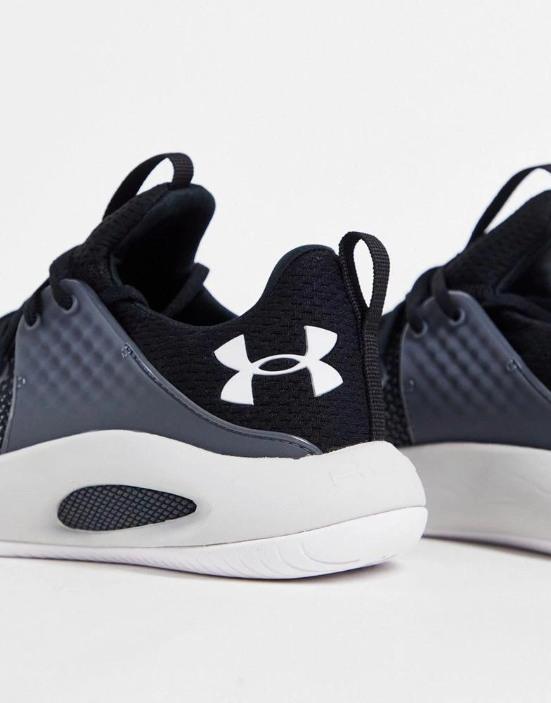 商品Under Armour|Under Armour HOVR Apex 3 trainers in black and white,价格¥484,第2张图片详细描述