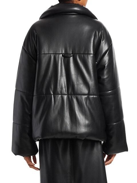 Hide Vegan Leather Puffer Jacket商品第5张图片规格展示