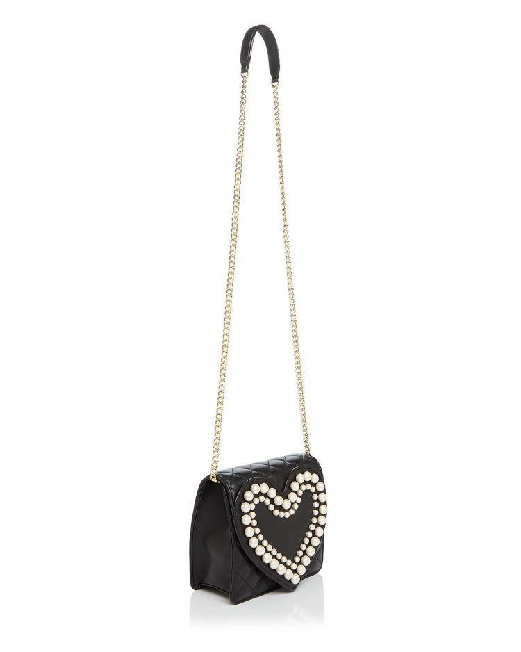 商品Boutique Moschino|Heart Faux-Pearl Shoulder Bag 淡水珍珠心形单肩包,价格¥2047,第4张图片详细描述