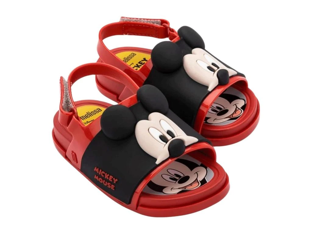 商品Mini Melissa|Beach Slide + Mickey & Friends (Toddler/Little Kid),价格¥560,第1张图片
