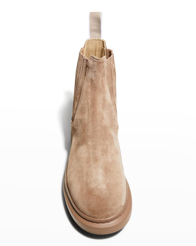 Men's Suede Leather Chelsea Boots商品第5张图片规格展示