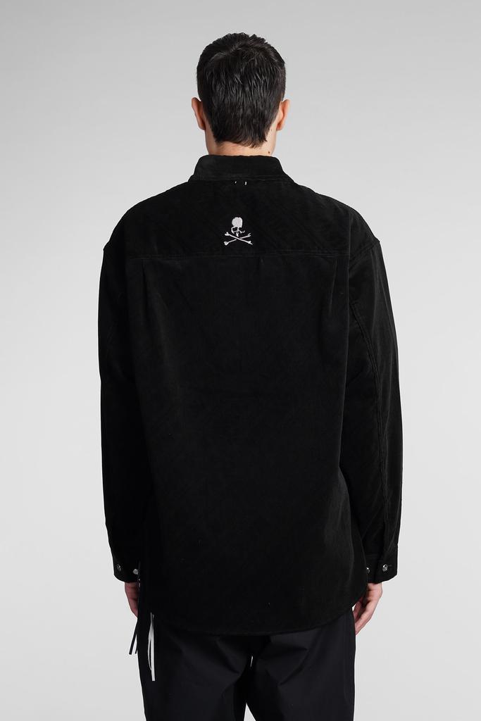 商品mastermind WORLD|MASTERMIND WORLD Shirt In Black Cotton,价格¥7131,第5张图片详细描述