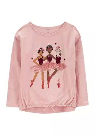 商品Carter's|Girls 7 16 Ballerina Jersey T Shirt,价格¥82,第1张图片