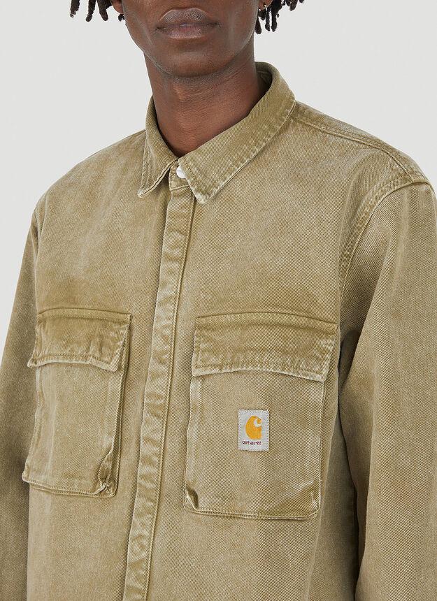 Monterey Overshirt Jacket in Khaki商品第5张图片规格展示
