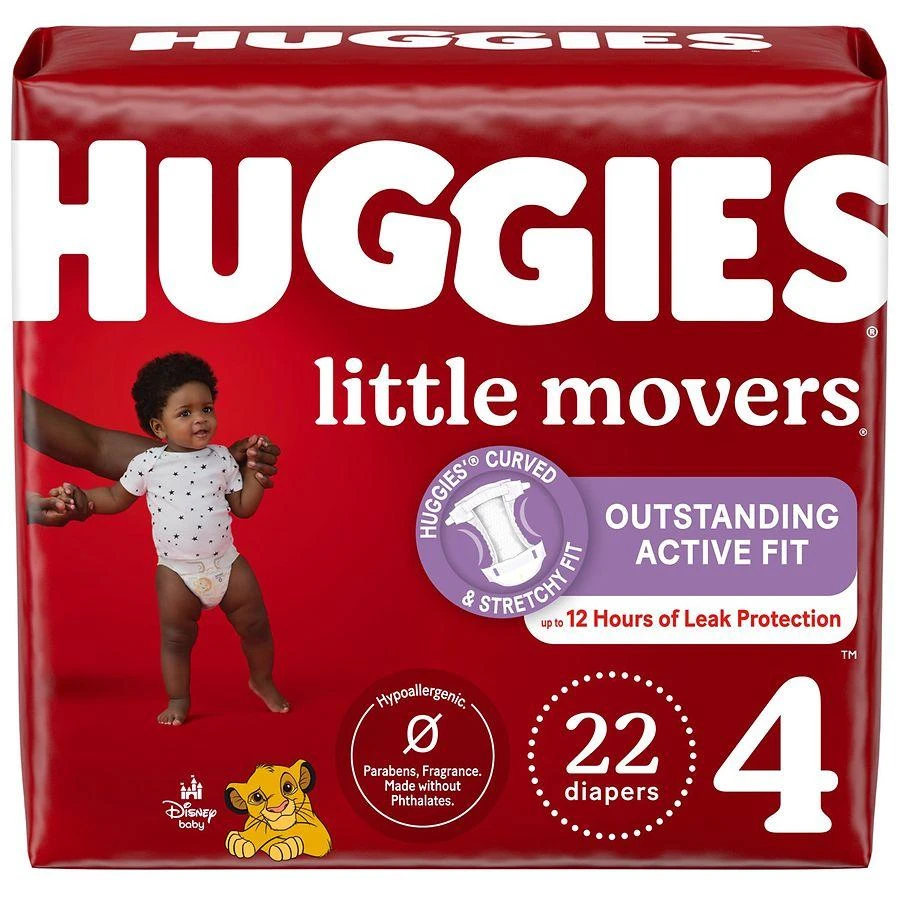 商品Huggies|Baby Diapers Size 4 (22-37 lbs),价格¥94,第1张图片详细描述