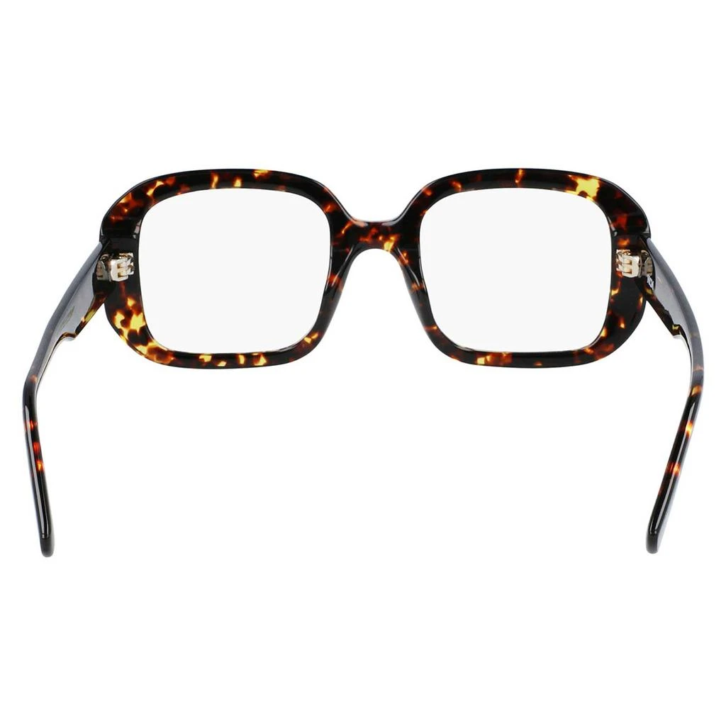 商品MCM|MCM Women's Eyeglasses - Havana Rectangular Full-Rim Frame Clear Lens | MCM2710 214,价格¥440,第5张图片详细描述